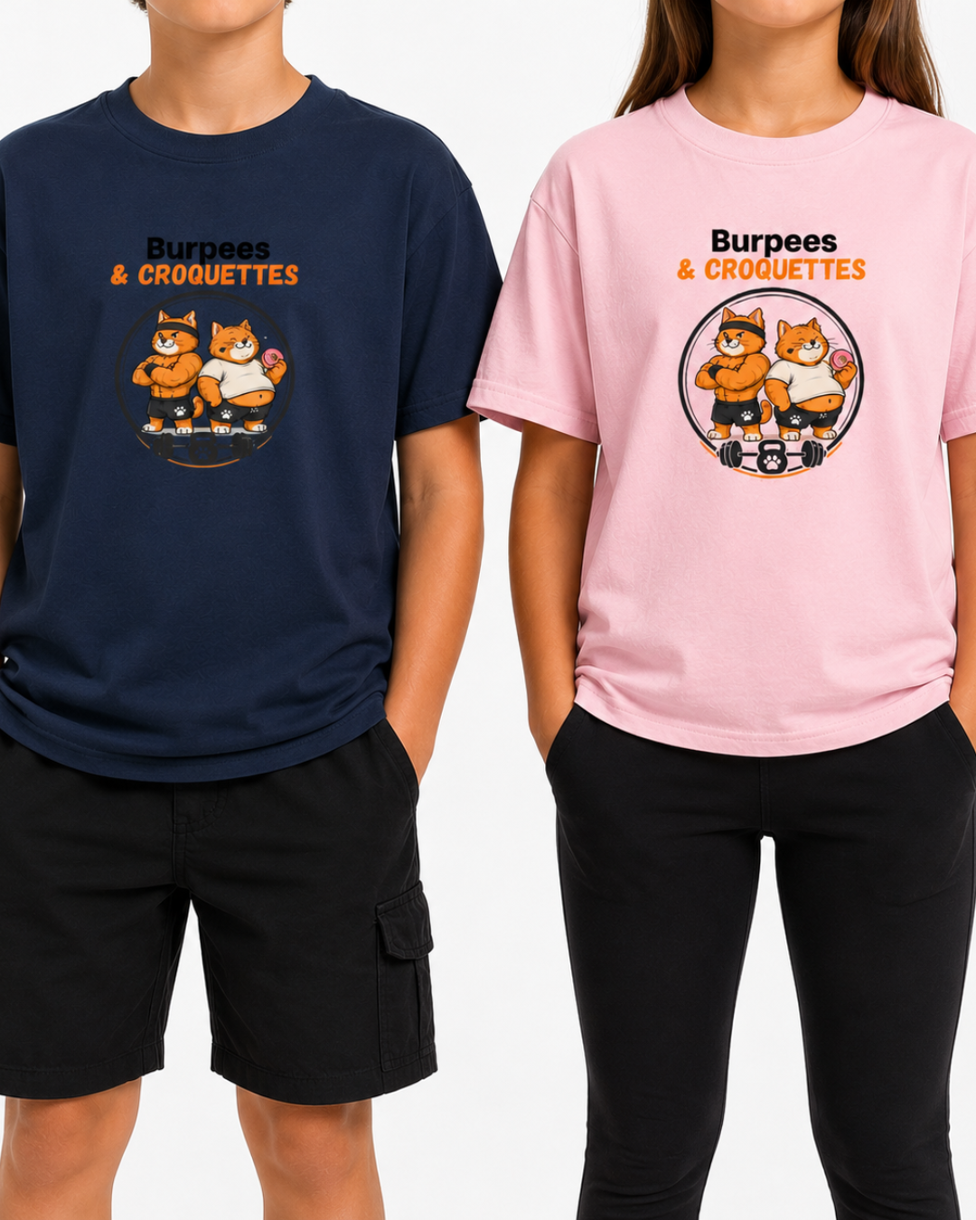 t-shirt enfant burpees et croquettes