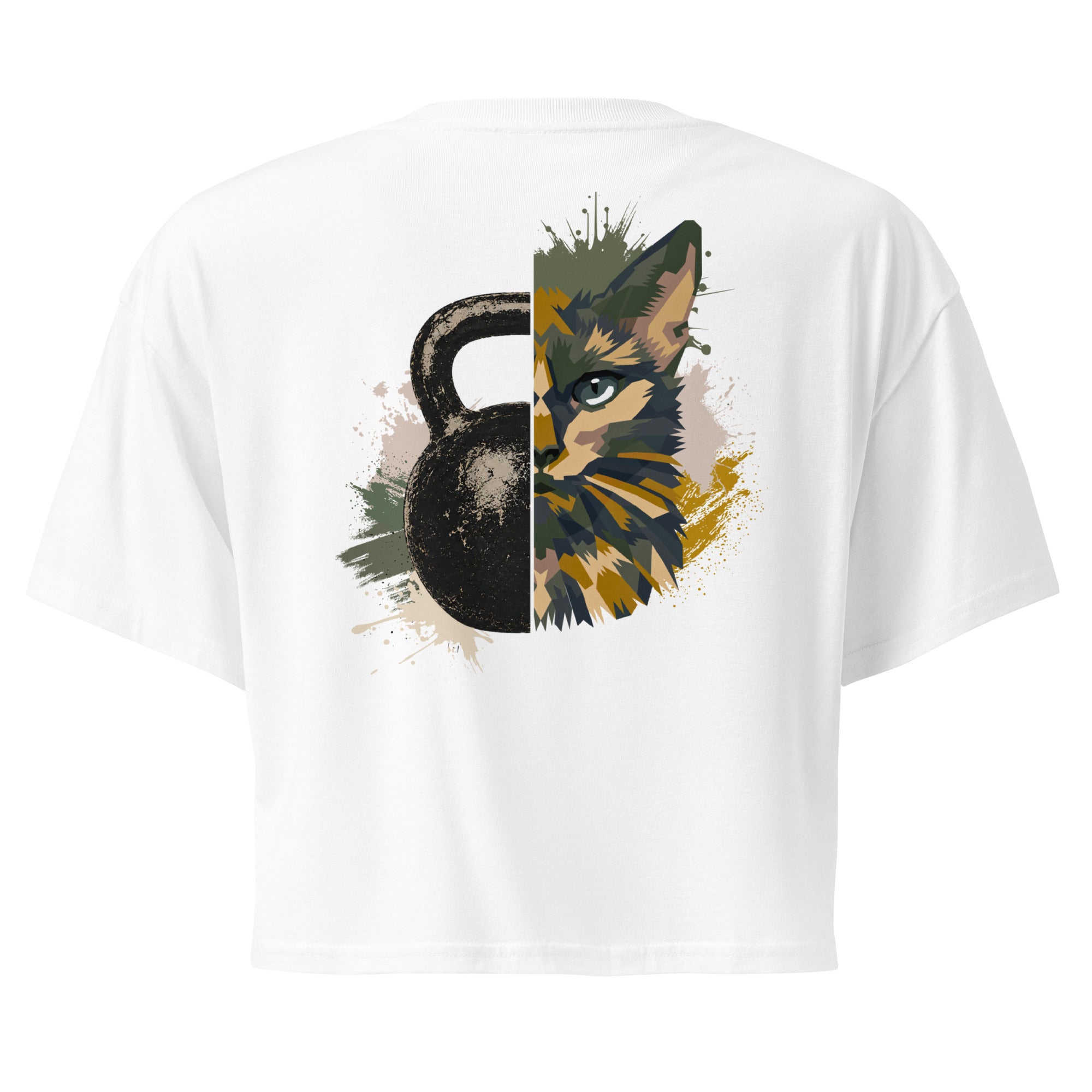Crop Top Kettle Cat Moss blanc