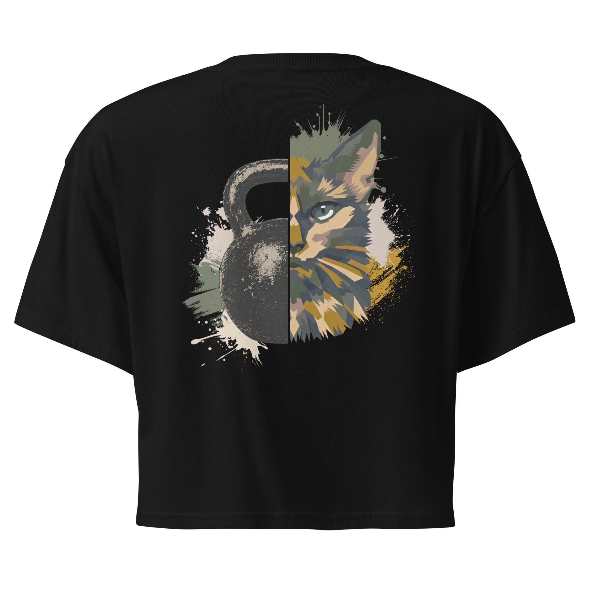 Crop Top Kettle Cat Moss noir
