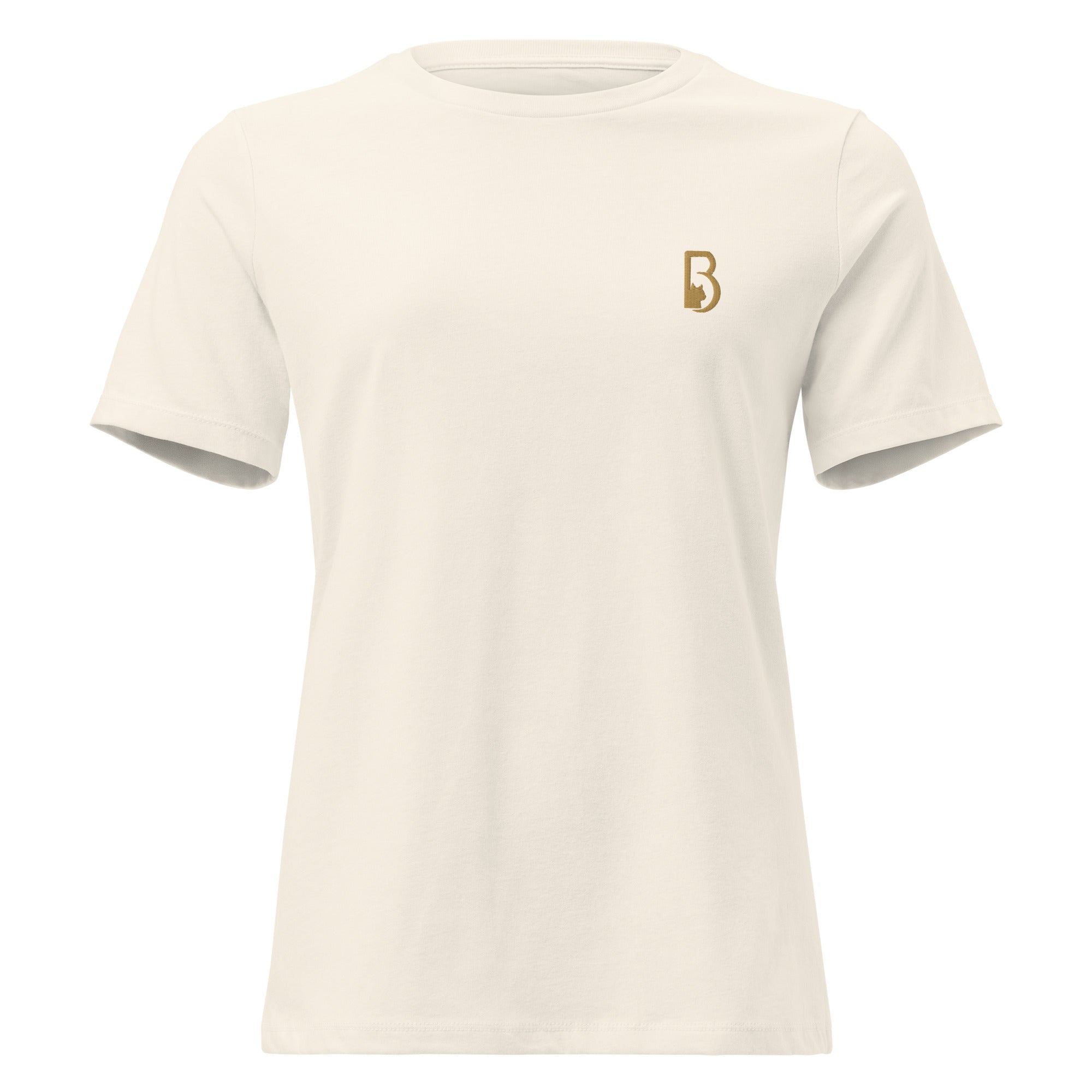 T-shirt couleur beige femme 