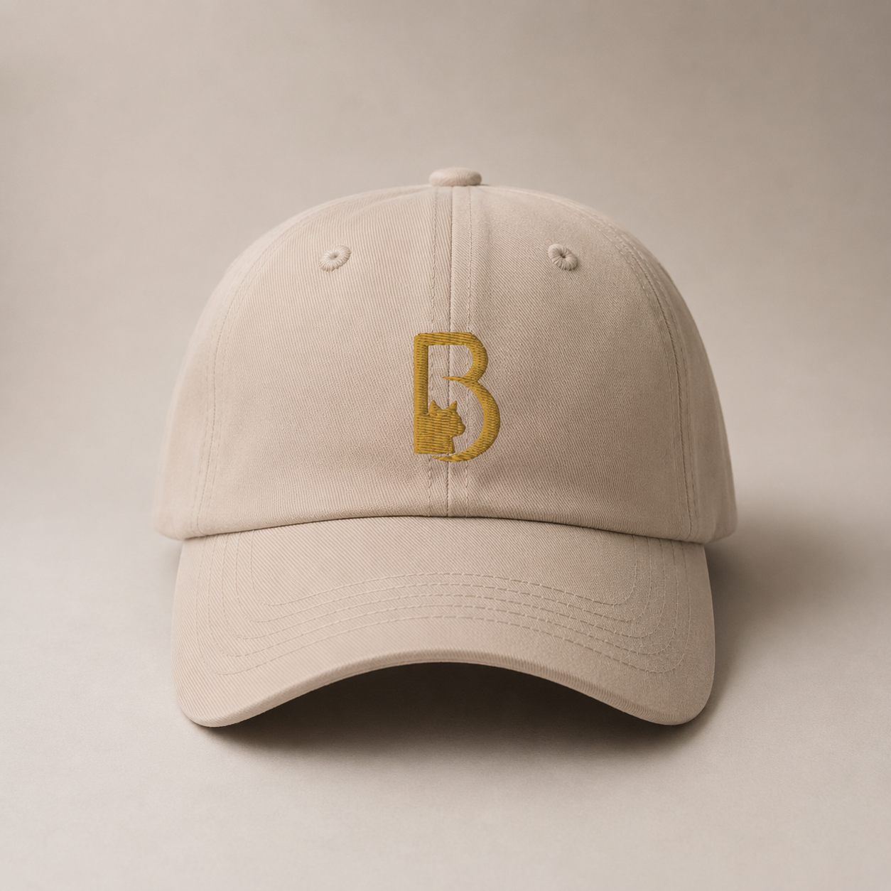 casquette mixte beige