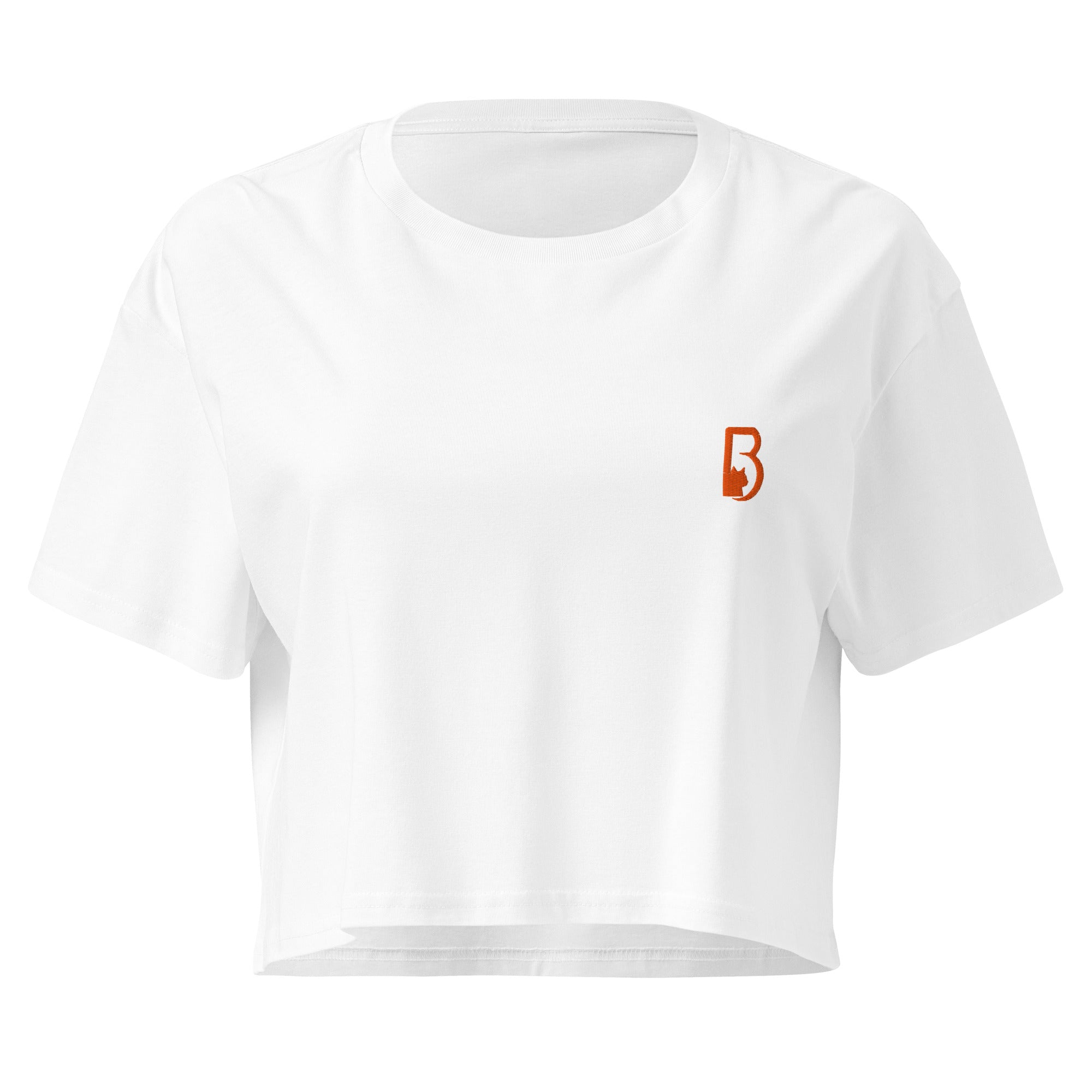 crop-top blanc femme