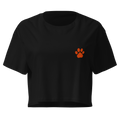 crop-top femme avec logo brodé