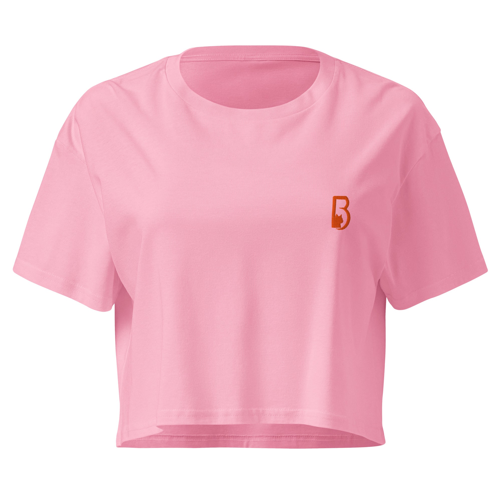 crop-top rose femme