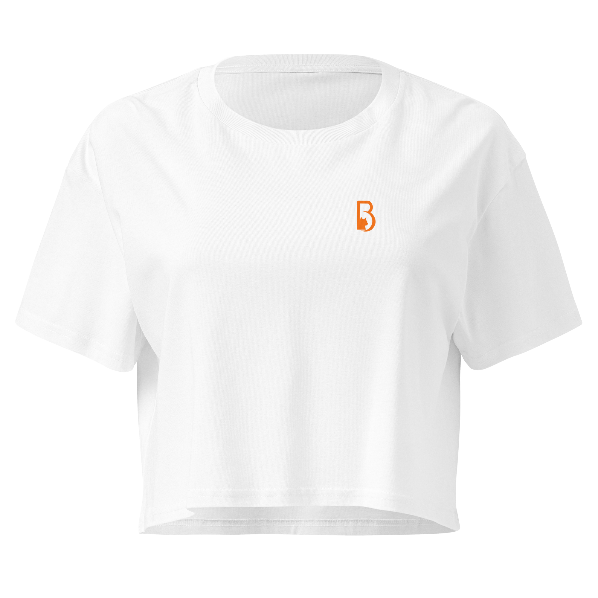 crop top blanc femme Kettle cat face