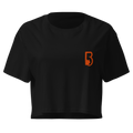 crop top noir pour femme