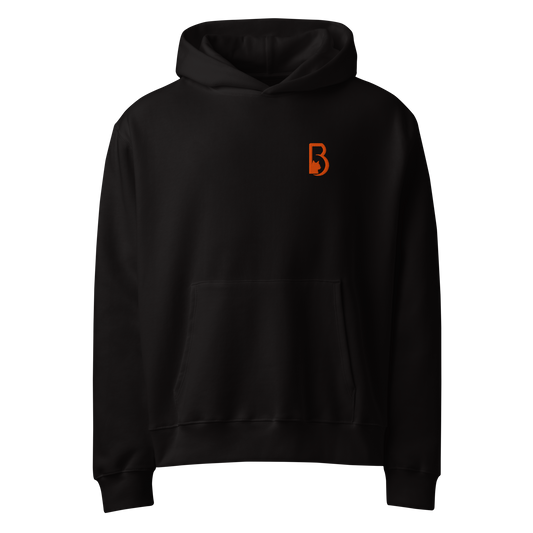 sweat noir oversize homme 