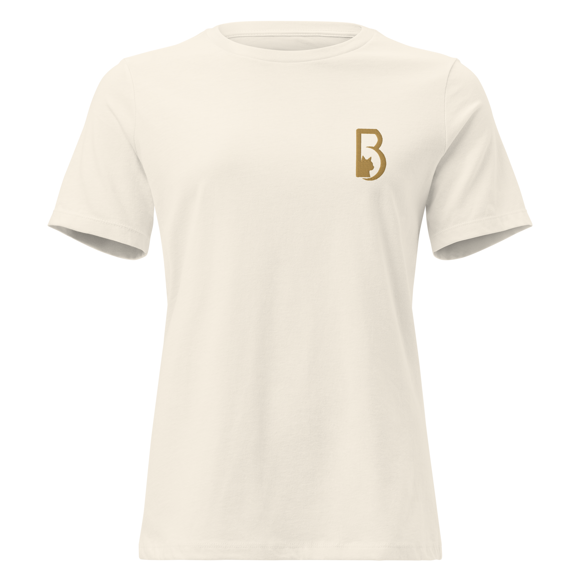 t-shirt beige femme