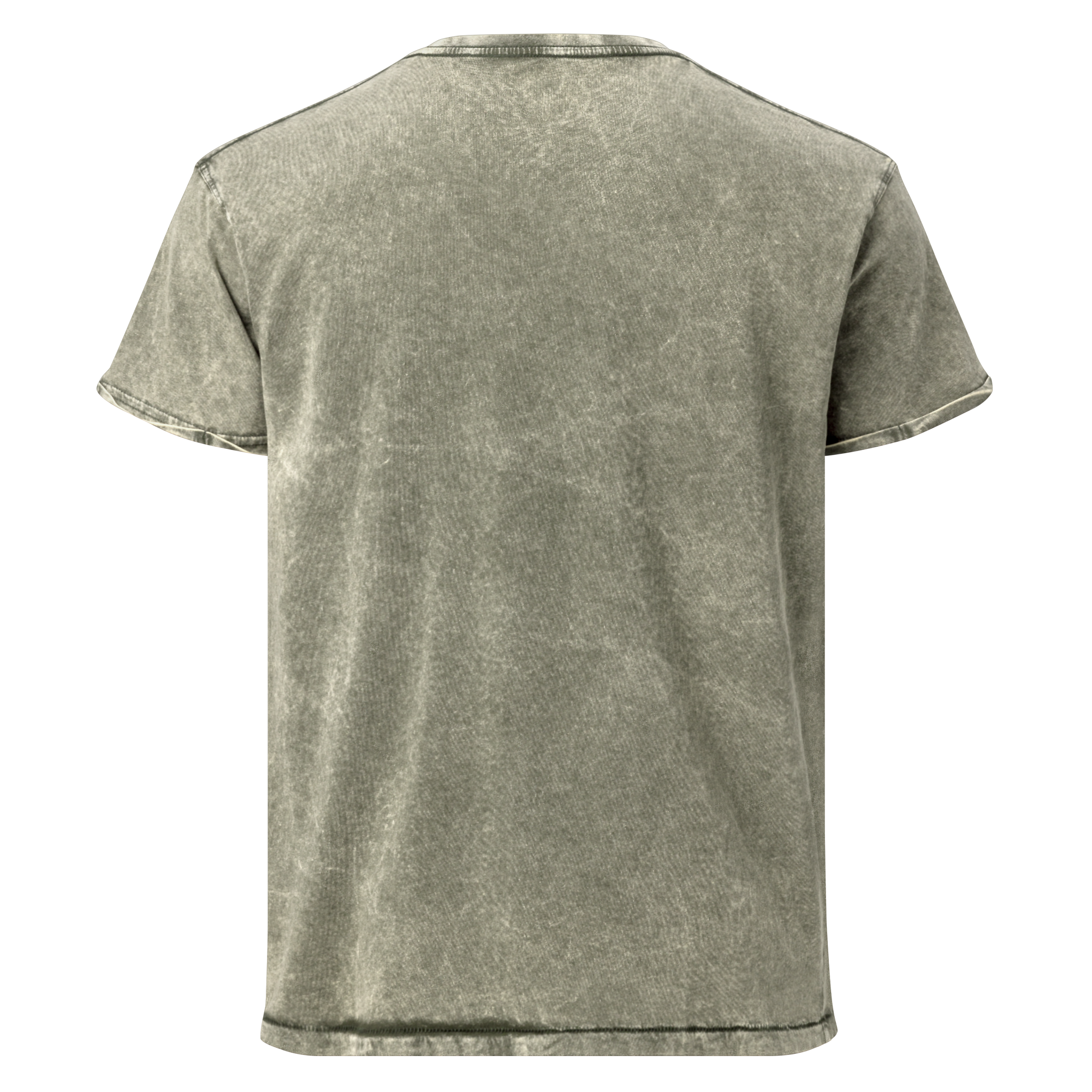 t-shirt homme effet délavé kaki 