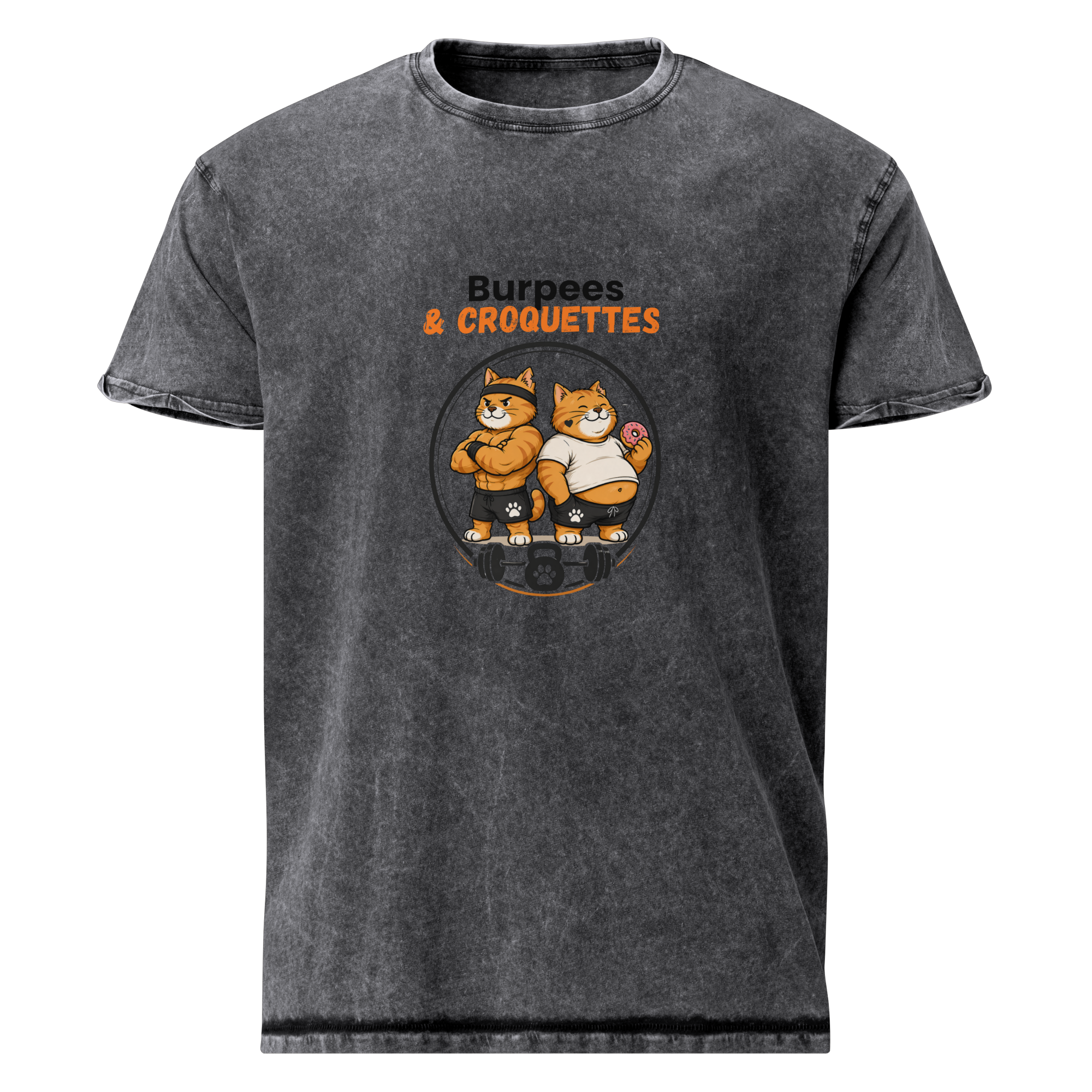 t-shirt homme effet délavé noir