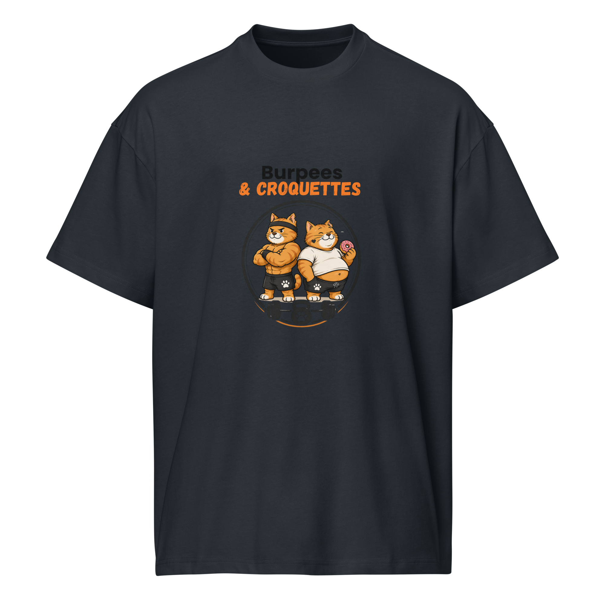 t-shirt oversize homme burpees et croquettes