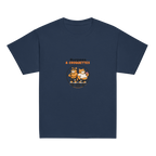 t-shirt sport enfant mixte bleu burpees et croquettes