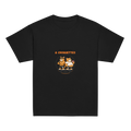 t-shirt sport enfant mixte noir burpees et croquettes
