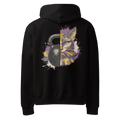 Sweat Hoodie noir Kettle cat
